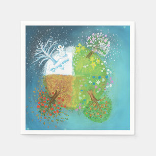 Four Seasons on Earth Napkin