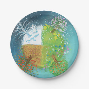 Four Seasons on Earth   Paper Plate