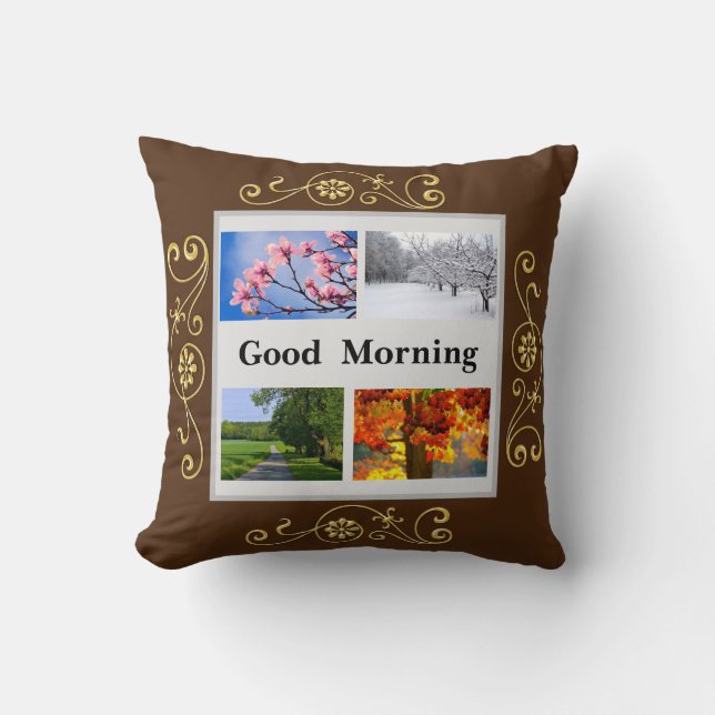 FOUR SEASONS - SPRING, SUMMER, AUTUMN, WINTER CUSHION (Front)