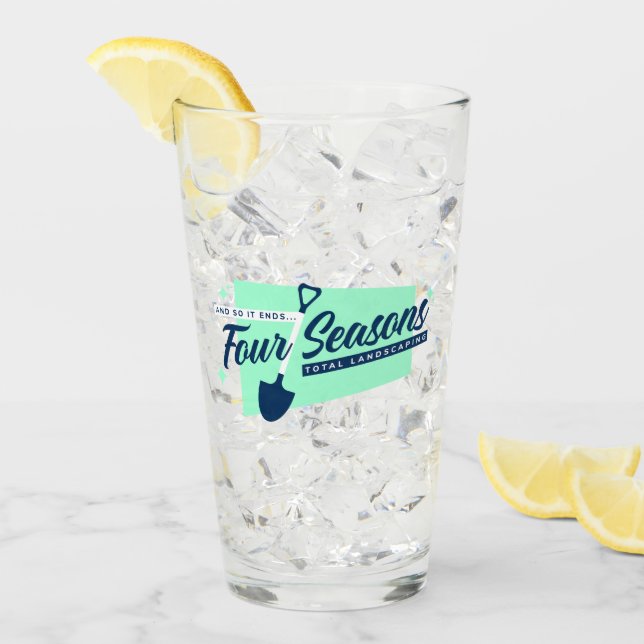 Four Seasons Total Landscaping Beer Glass (Front Ice)