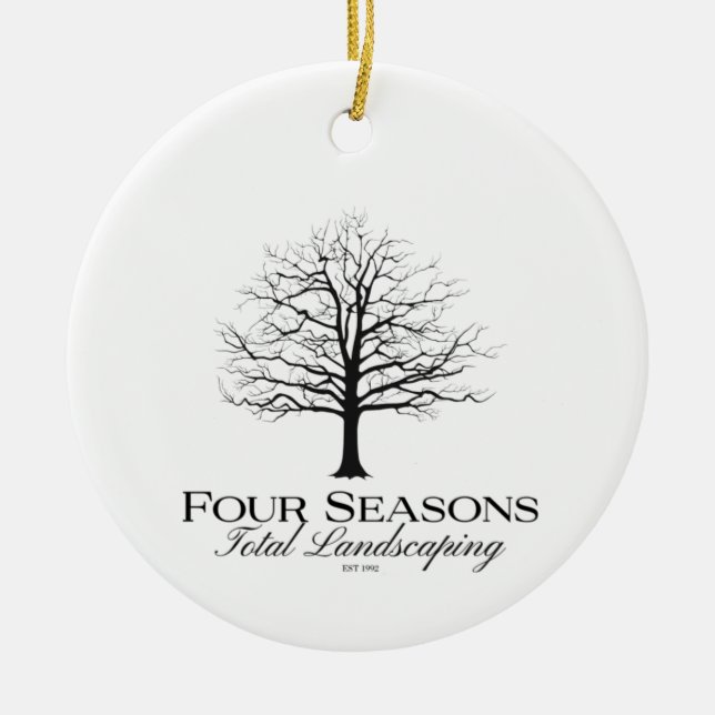 Four Seasons Total Landscaping Holiday Ornament (Front)