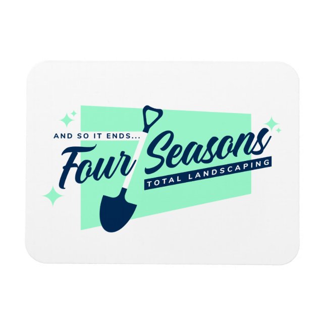 Four Seasons Total Landscaping Magnet (Horizontal)