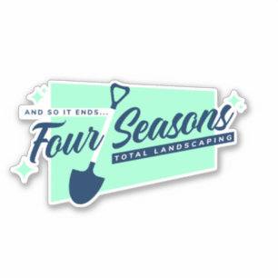 Four Seasons Total Landscaping Vinyl Sticker