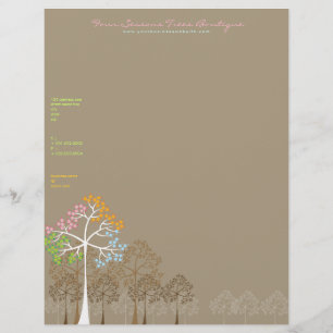 Four Seasons Trees Business Letterhead Template