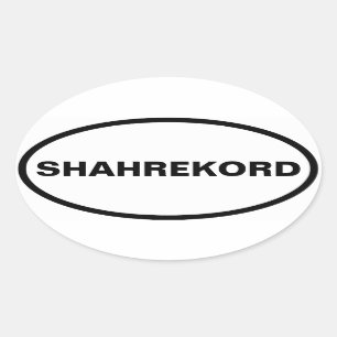 FOUR Shahrekord Oval Sticker