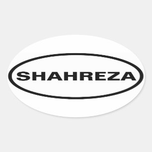 FOUR Shahreza Oval Sticker