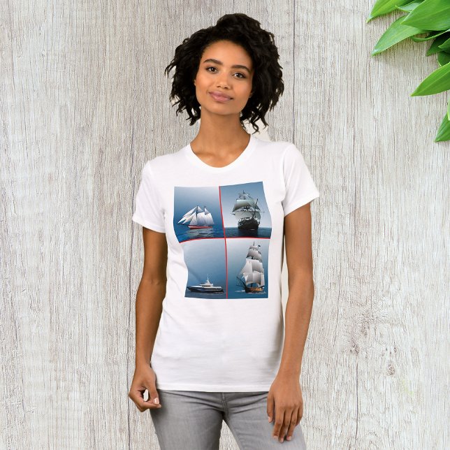 Four Ships Womens T-Shirt (Creator Uploaded)