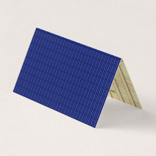 Four-Sided Roofing Construction Blue Roof Company Business Card