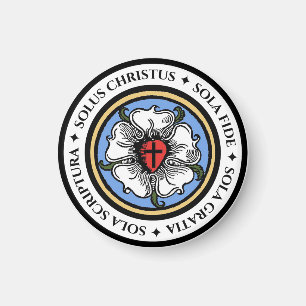 Four Solas - Lutheran Magnet