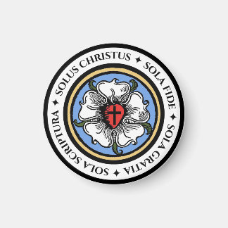 Four Solas - Lutheran Magnet