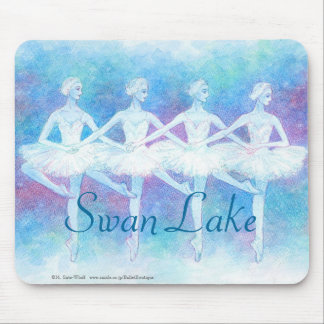 Four Swan Dance Mouse Pad