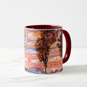 Four Trees, art by Egon Schiele, Mug
