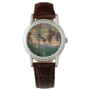 Four Trees (Landscape Art) (by Egon Schiele) Watch