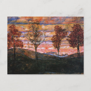 Four Trees Postcard