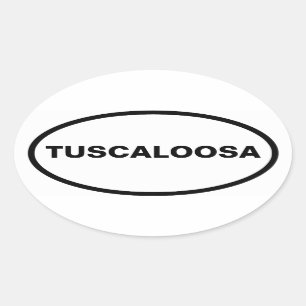 FOUR Tuscaloosa, Alabama Oval Sticker