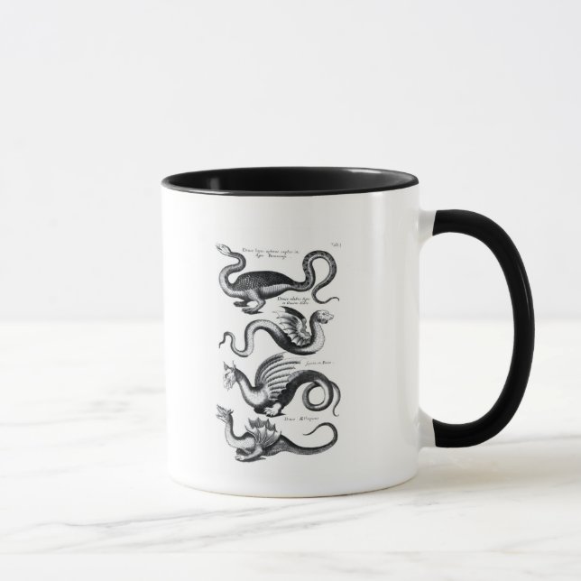 Four types of dragon mug (Right)