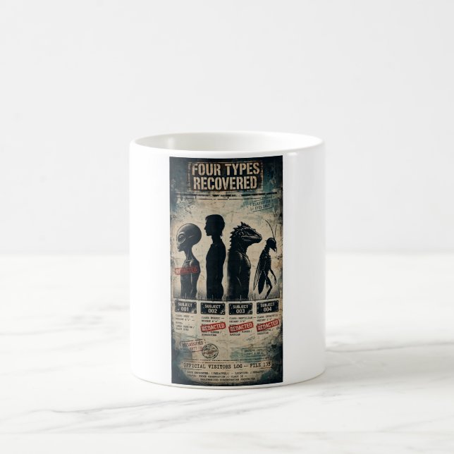 Four Types UFO Disclosure Lineup Mug (Center)