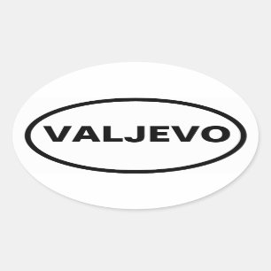FOUR Valjevo Oval Sticker