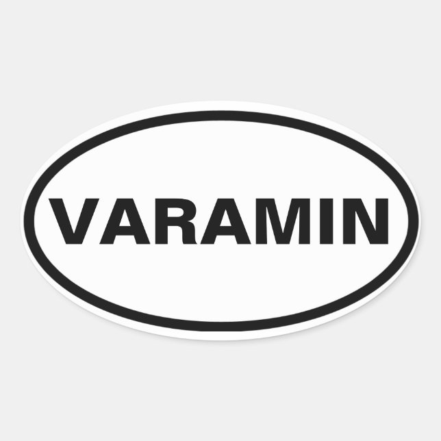 FOUR Varamin Oval Sticker (Front)
