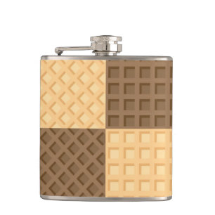Four Wafers Hip Flask