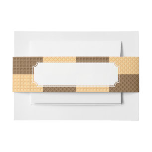 Four Wafers Invitation Belly Band