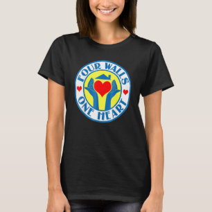 Four Walls One Heart Hand With Heart Tee Inspirati