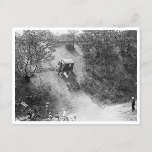 Four Wheel Drive Hill Climbing Postcard