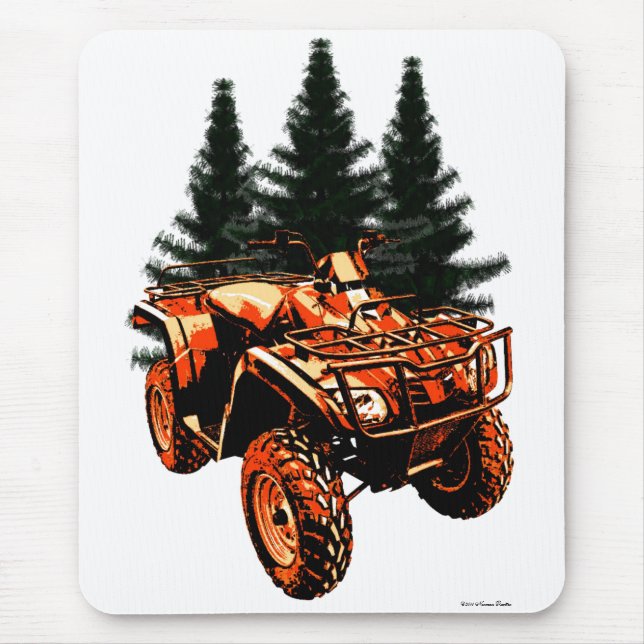 Four Wheeler Mousepad (Front)