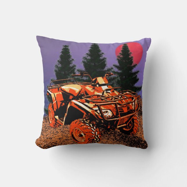 Four Wheeler Pillow (Front)