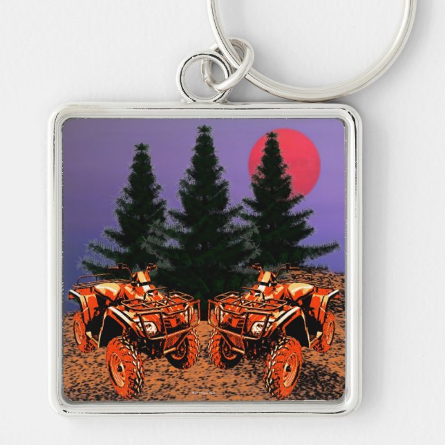 Four Wheeler's Keychain (Front)