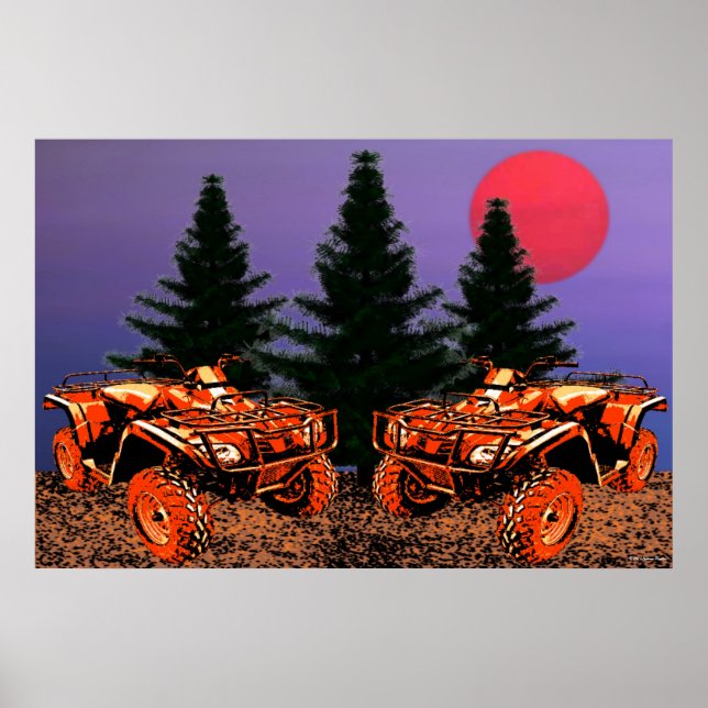 Four Wheeler's Print (Front)