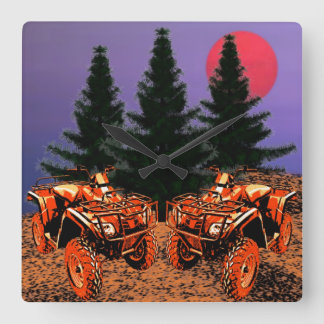 Four Wheelers Wall Clock