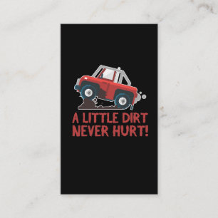 Four Wheels - ATV Riding Mud Dirt Quad Rider Business Card