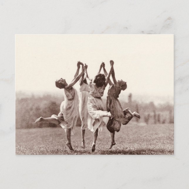 Four Witches Dancing By Monte Verita Postcard (Front)