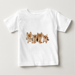 Four yorkies baby T-Shirt