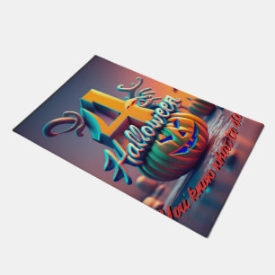 Four you pumpkin pie doormat