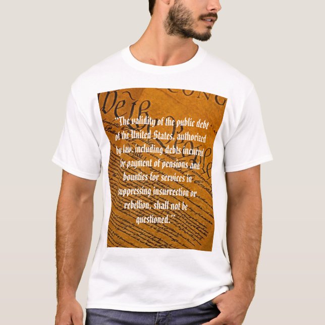 Fourteenth Amendment Public Debt T-Shirt (Front)