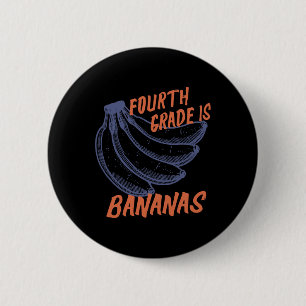 Fourth 4th Grade Teacher Nanas Teacher Kids Ck To 6 Cm Round Badge