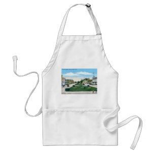 Fourth Ave., Asbury Park NJ Vintage Style Standard Apron