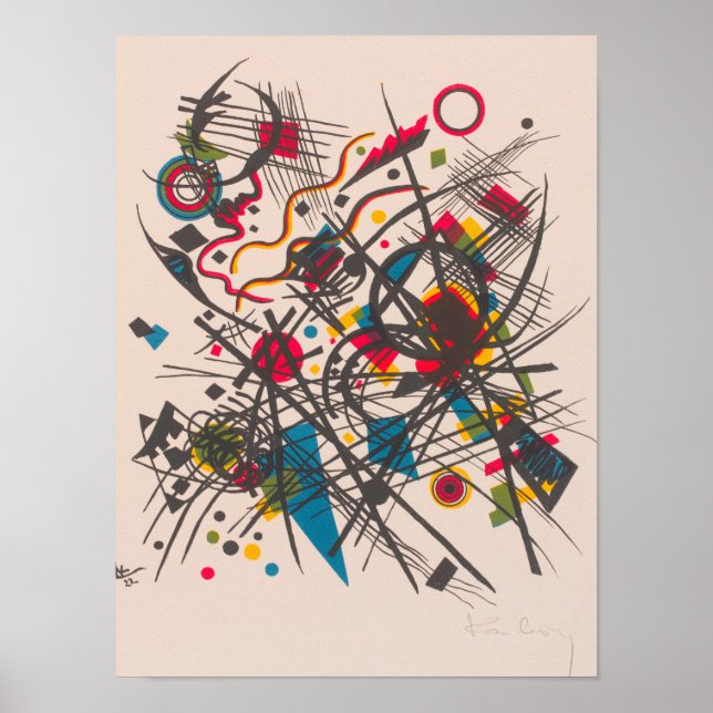 Fourth Bauhaus Wallet, 1923 by Wassily Kandinsky Poster (Front)