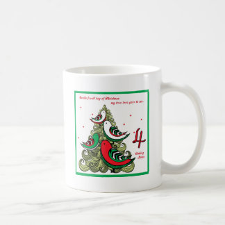 Fourth Day of Christmas Coffee Mug