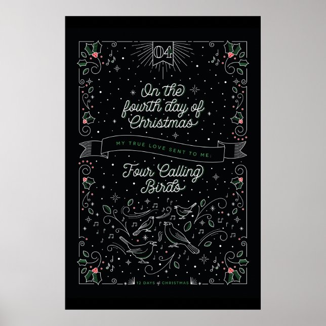 Fourth Day of Christmas Poster 24x36 (Front)