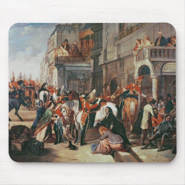 Fourth Dragoon Guards leaving Mouse Mat (Front)