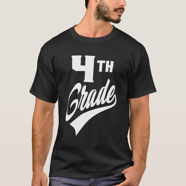 Fourth Grade 4th Grade School T-Shirt (Front)