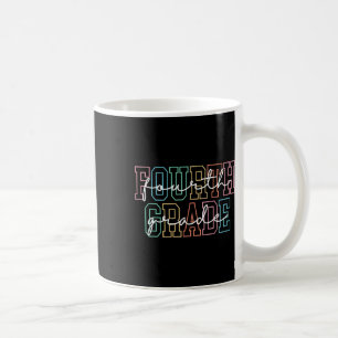 Fourth Grade Back To School Retro First Day Of 4th Coffee Mug