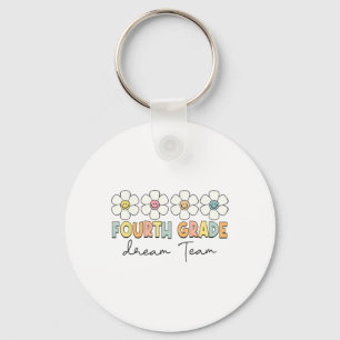 Fourth Grade Dream Team Back To School 4th Grade T Key Ring