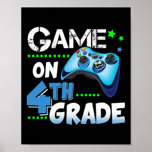 Fourth Grade Fun Game On 4th Grade Gift Poster
