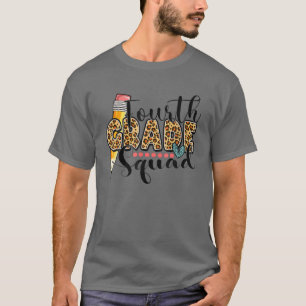 Fourth Grade Leopard Girls Boys Teacher Team 4Th G T-Shirt