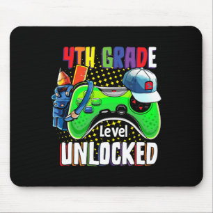 Fourth Grade Level Unlocked Back To School Video G Mouse Mat