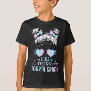 Fourth Grade Little Miss Back To School 4th Grade T-Shirt